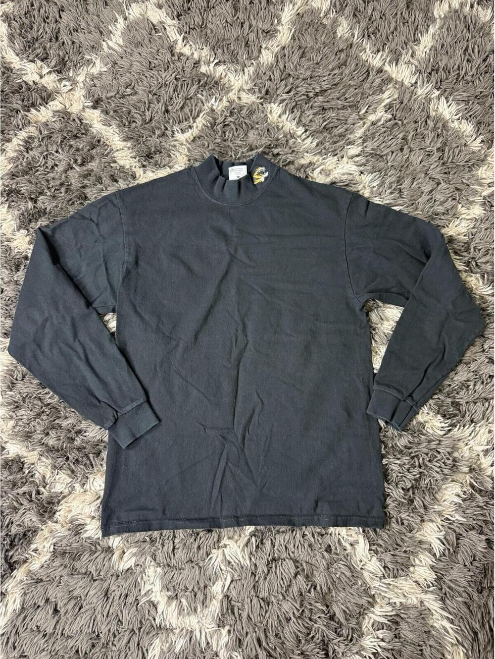 Vintage 90s Missouri Tigers Shirt Long Sleeve Mens Large Black Pullover